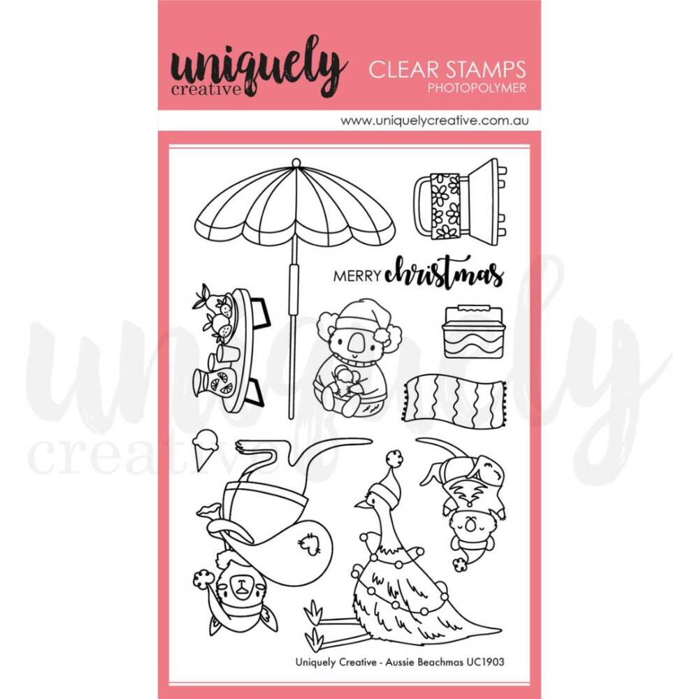 Uniquely Creative Aussie Beachmas Stamps