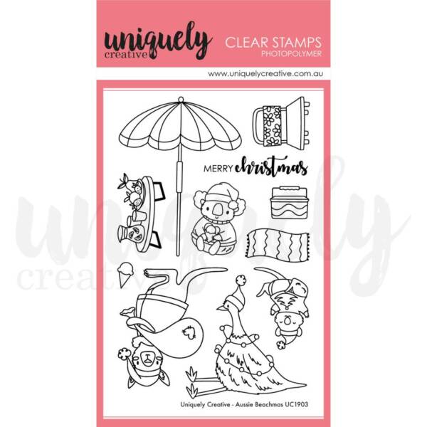 Uniquely Creative Aussie Beachmas Stamps