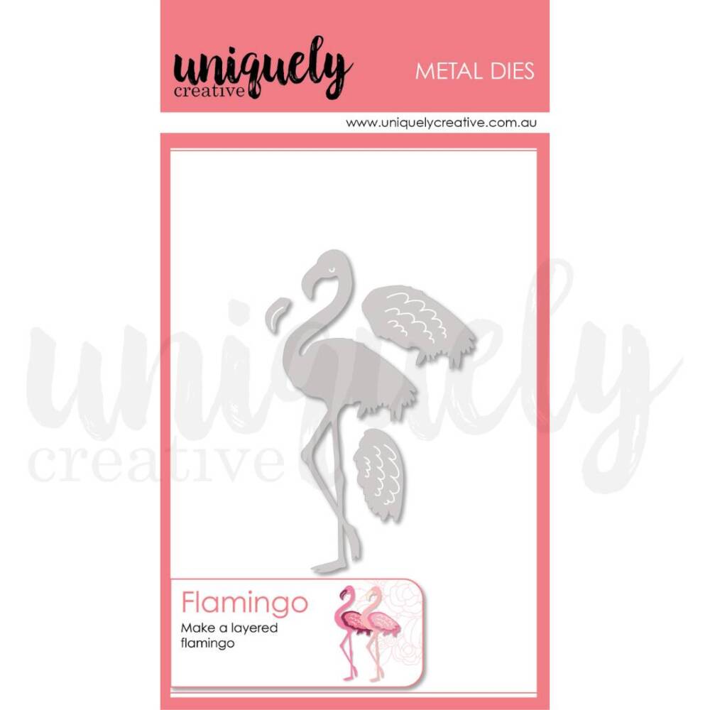 Uniquely Creative - Metal Die - Flamingo