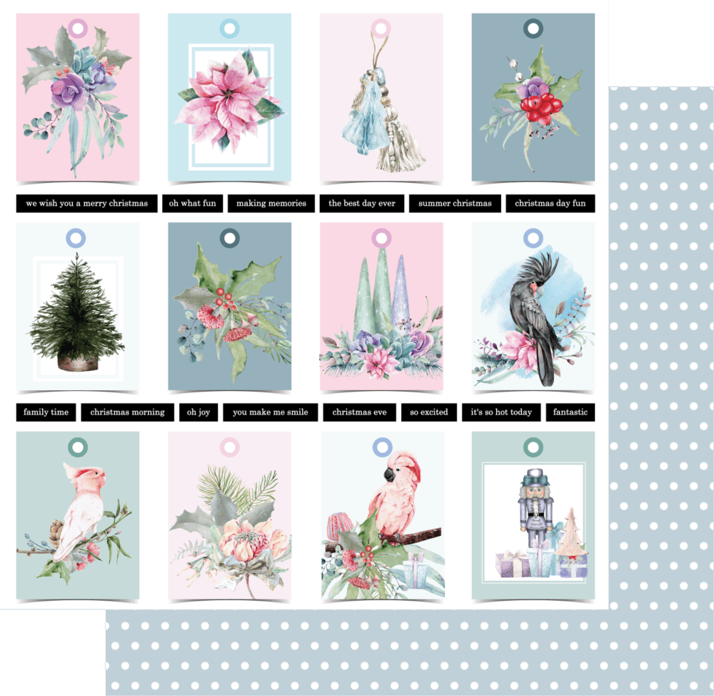 Uniquely Creative - 12x12 Paper - Merry & Magical - Christmas Cheer