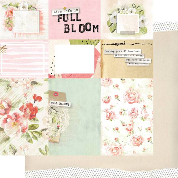 Uniquely Creative - 12x12 Paper - Full Bloom - Primrose