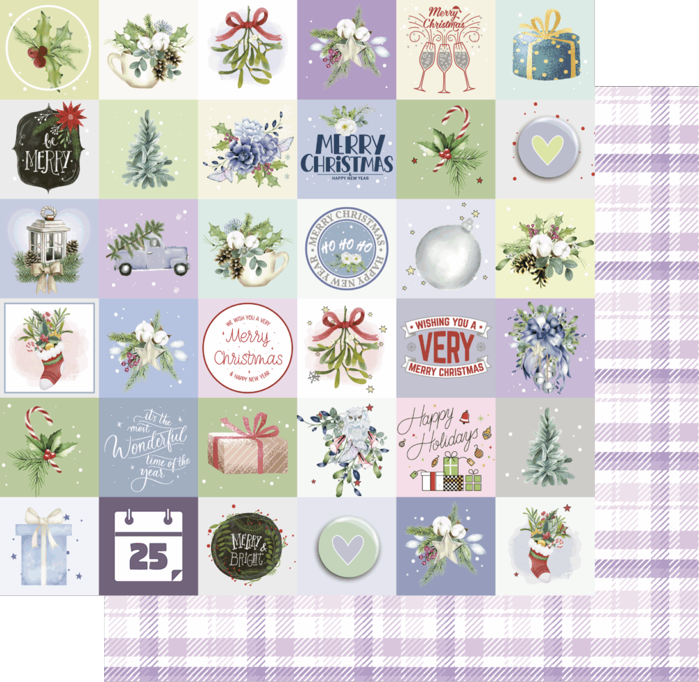 Uniquely Creative - 12x12 Paper - Holiday Spirit - Sparkle & Cheer