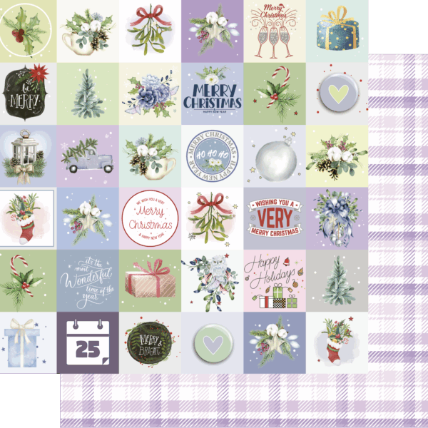 Uniquely Creative - 12x12 Paper - Holiday Spirit - Sparkle & Cheer