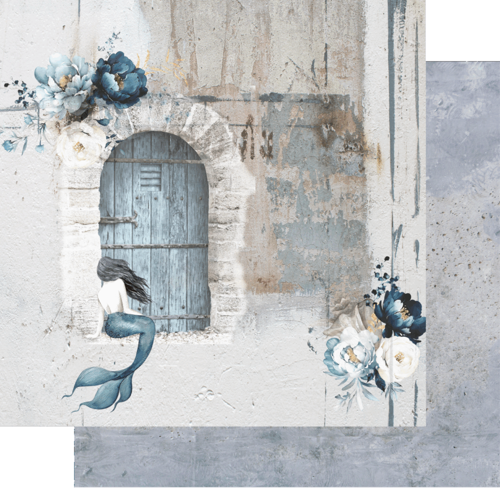 Uniquely Creative - 12x12 Paper - Shades of Whimsy - Enchanting Tides