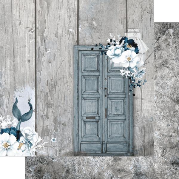 Uniquely Creative - 12x12 Paper - Shades of Whimsy - Blue Horizon