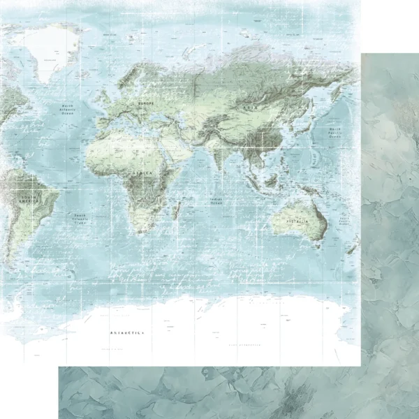 Uniquely Creative - 12x12 Paper - Scenic Route - See The World