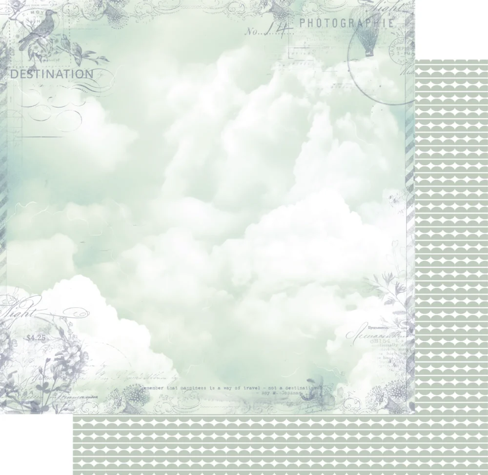 Uniquely Creative - 12x12 Paper - Scenic Route - Are We There Yet?