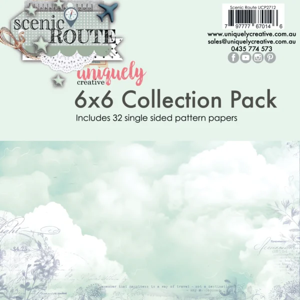 Uniquely Creative - 6 x 6 Collection Pack - Scenic Route