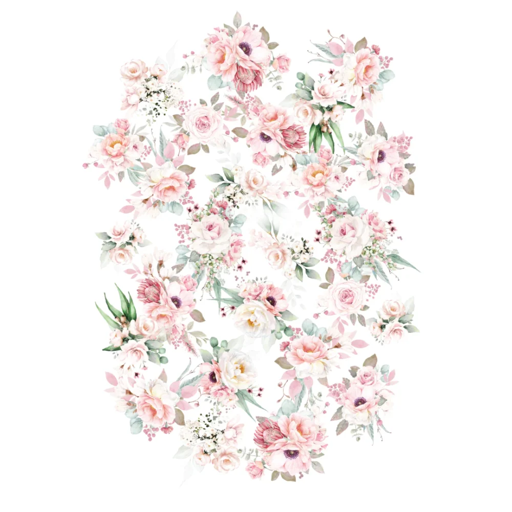 Uniquely Creative - Creative Cuts - Peonies and Proteas Vellum