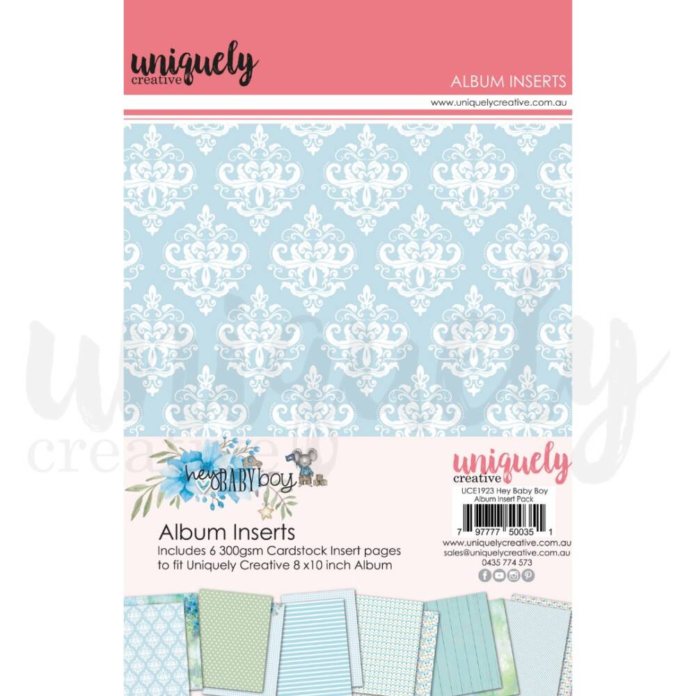Uniquely Creative - Album Inserts - Hey Baby Boy