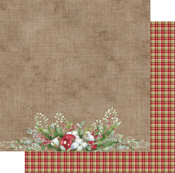 Uniquely Creative - 12x12 Paper - Holly Jolly Christmas - Merry