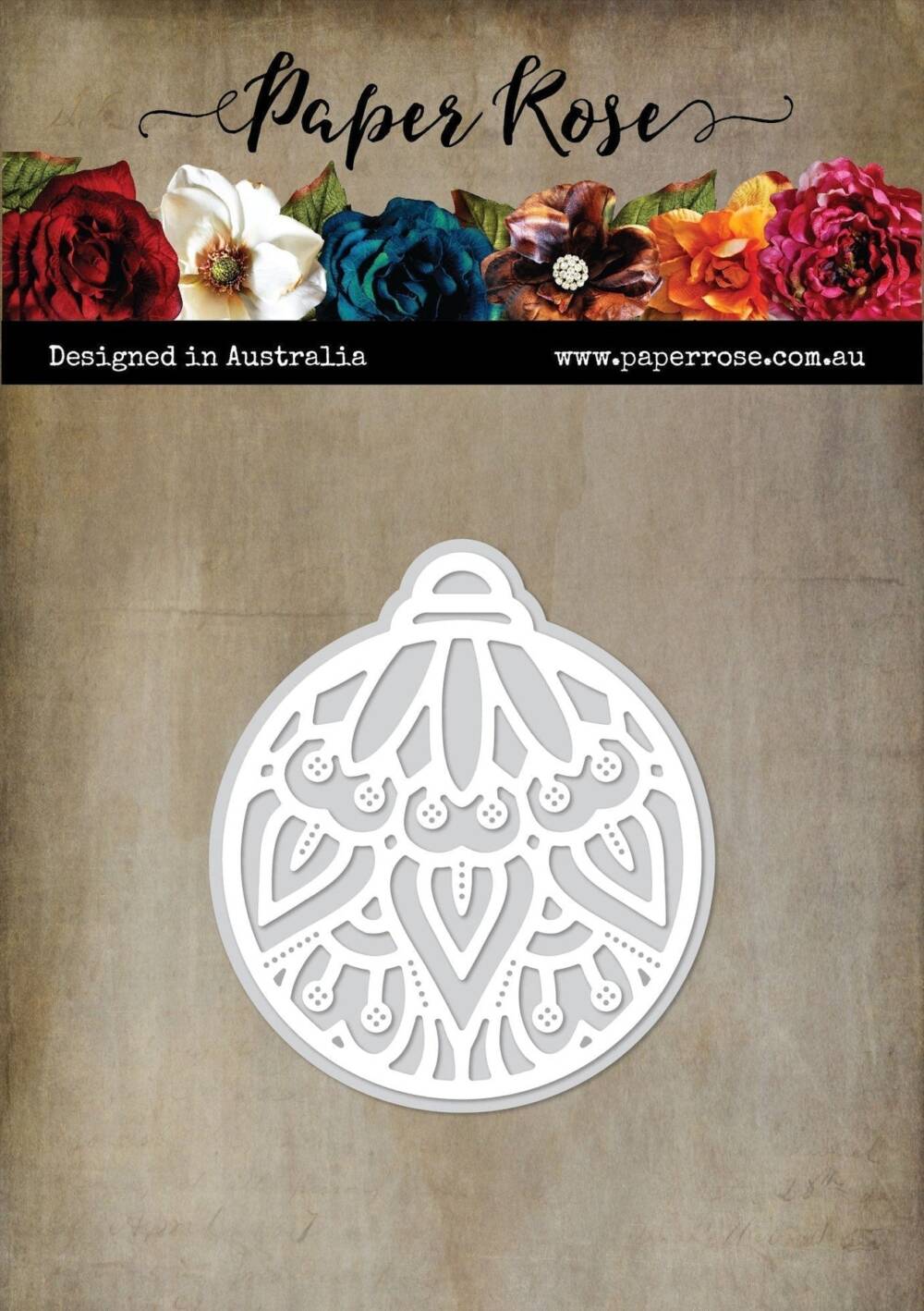 Paper Rose - Metal Dies - Layering Ornate Bauble 2