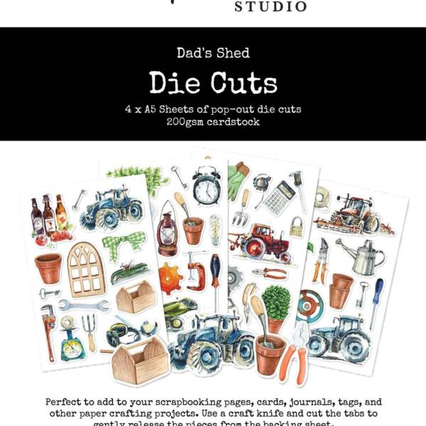 Paper Rose - Dad's Shed - Die Cuts