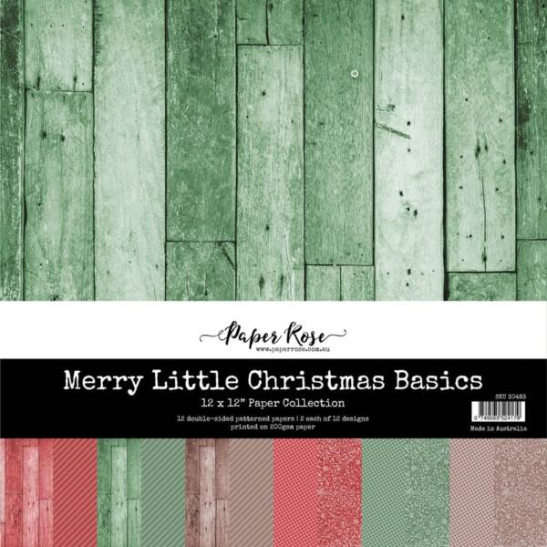Paper Rose - 12x12 Collection Pack - Merry Little Christmas Basics