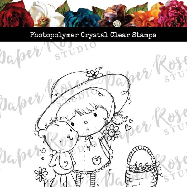 Paper Rose - Flowers for Teddy Clear Stamp