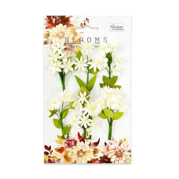 Couture Creations - Paper Flowers - Blooms - Naturals # 1