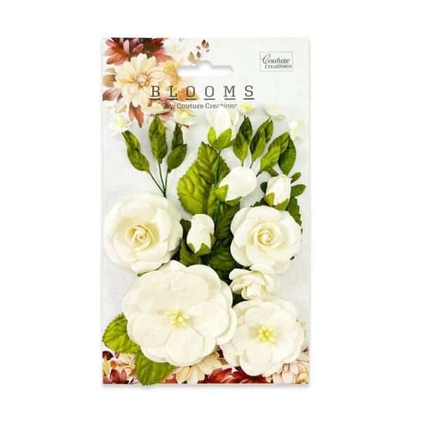 Couture Creations - Paper Flowers - Blooms - Naturals # 6