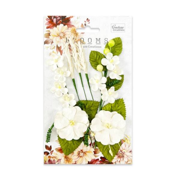 Couture Creations - Paper Flowers - Blooms - Naturals # 11