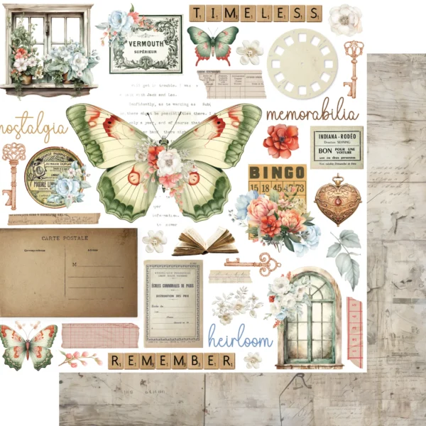 Uniquely Creative - 12x12 Paper - Vintage Chronicles - Old World Charm