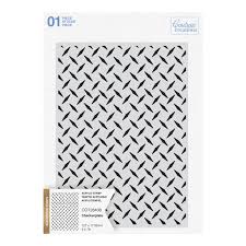 Couture Creations - Stamp - Checkerplate