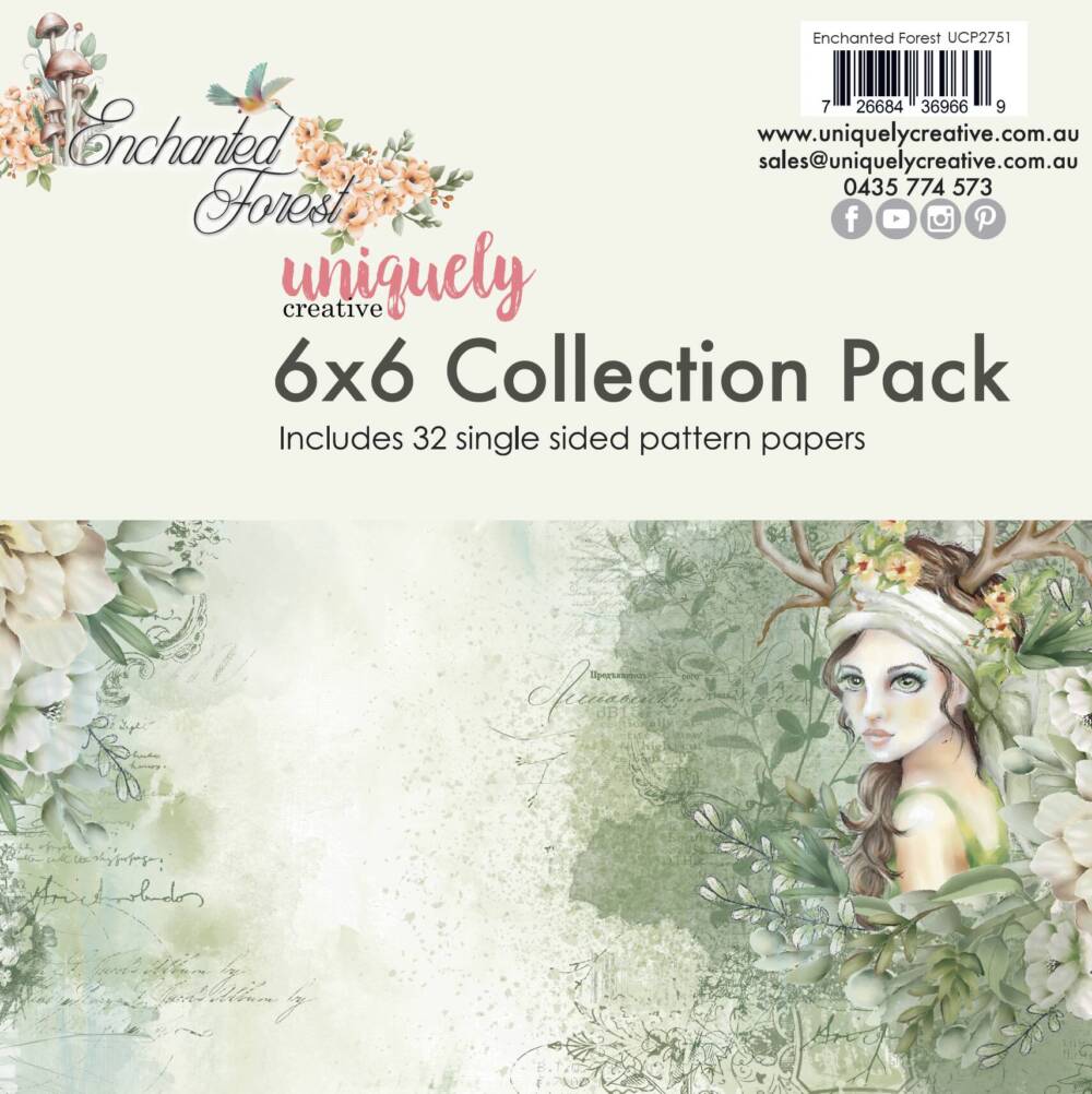Uniquely Creative - 6 x 6 Collection Pack - Enchanted Forest
