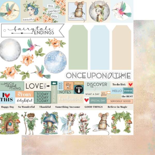 Uniquely Creative - 12x12 Paper - Enchanted Forest - Once Upon A Time