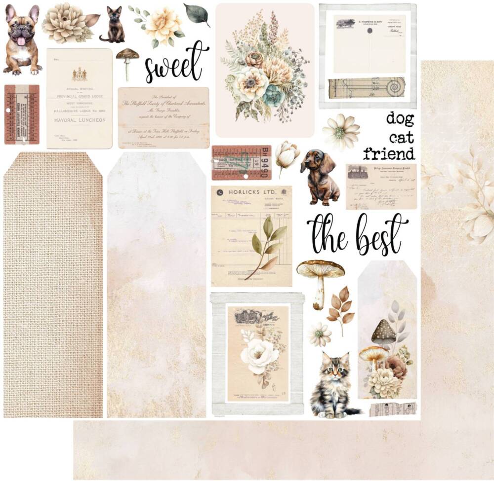 Uniquely Creative - 12x12 Paper - Willow & Grace - Ruby