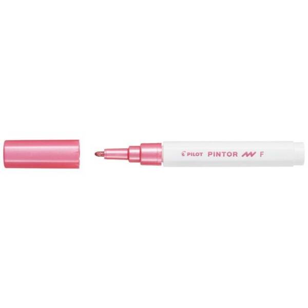 Pilot Pintor Paint Marker - Fine 1.0mm - Metallic Pink