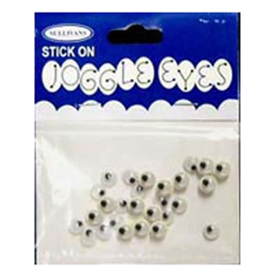 Joggle Eyes - Stick On - 6mm