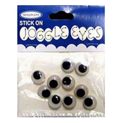 Joggle Eyes - Stick On - 12mm