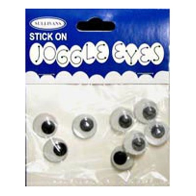 Joggle Eyes - Stick On - 14mm