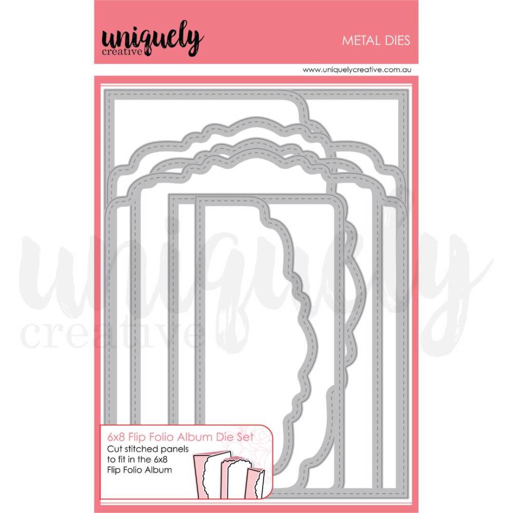 Uniquely Creative - Metal Die - 6x8 Flip Folio Set