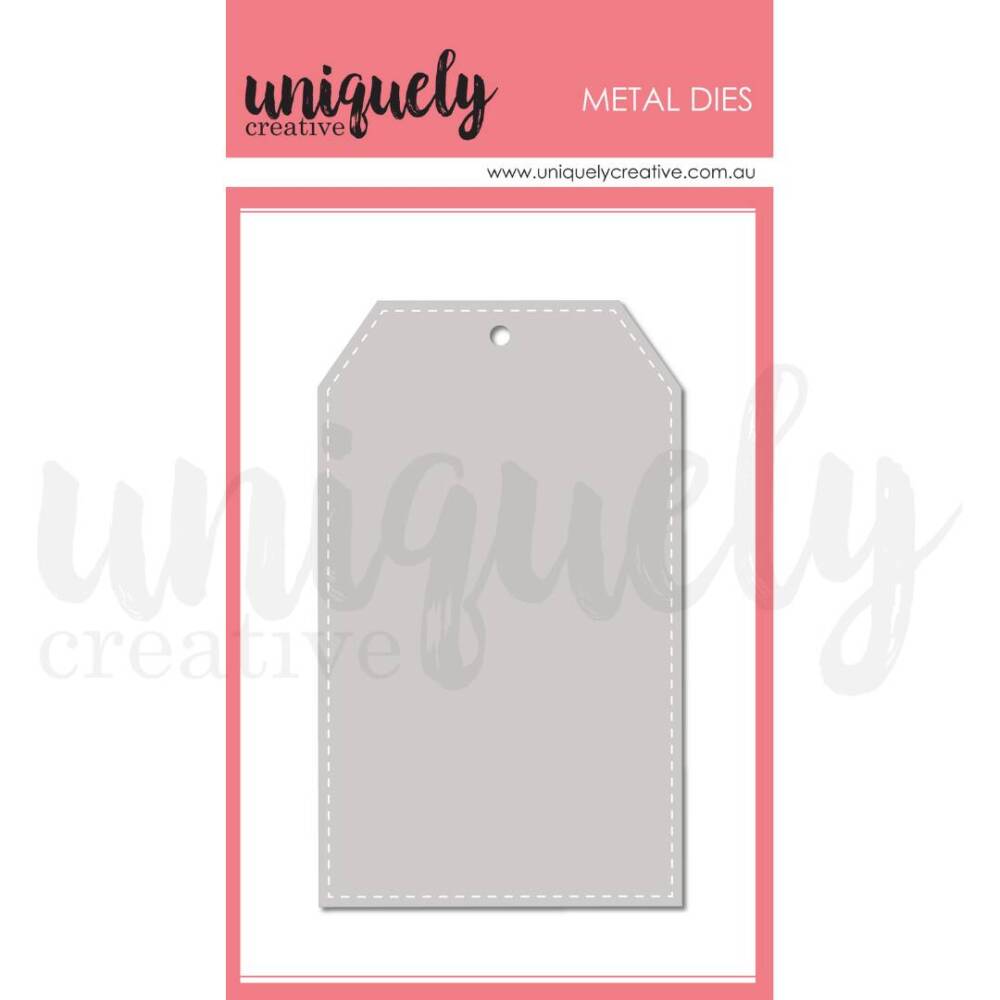 Uniquely Creative - Metal Die - Stitched Essential Tag