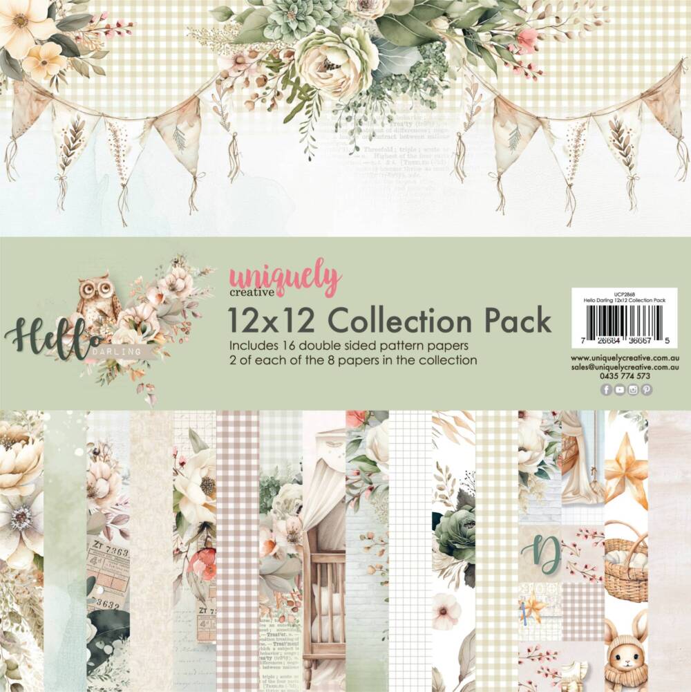 Uniquely Creative - 12x12 Collection Pack - Hello Darling