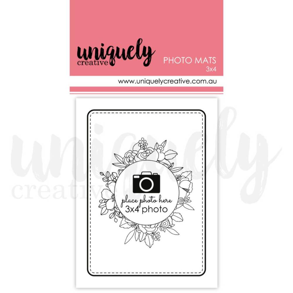 Uniquely Creative - 3 x 4 Photo Mats