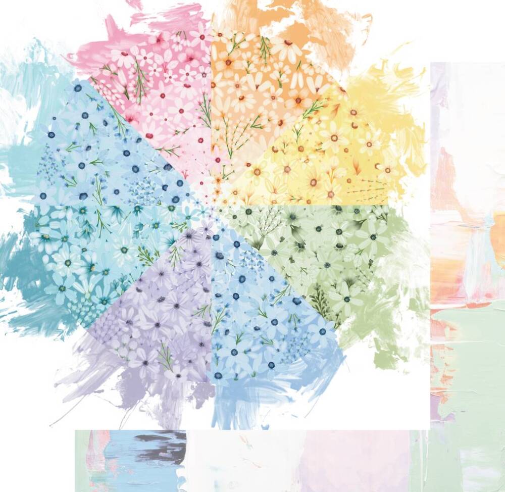 Uniquely Creative - 12x12 Paper - Colour Crush - Pastel Dreams