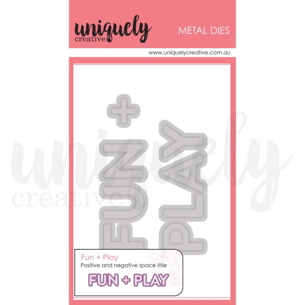 Uniquely Creative - Metal Die - Fun + Play