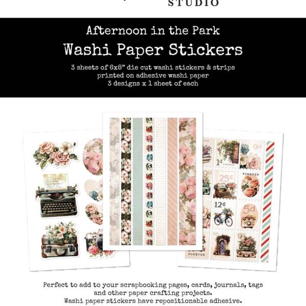 Paper Rose - Afternoon in the Park - Washi Paper Stickers