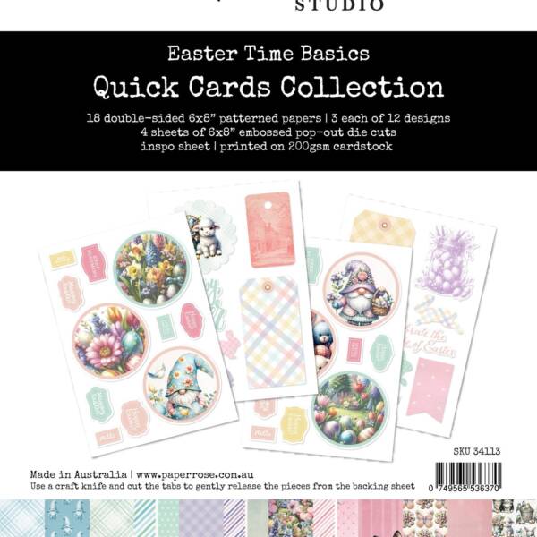 Paper Rose Studio - Easter Time Basics - Quick Cards Collection