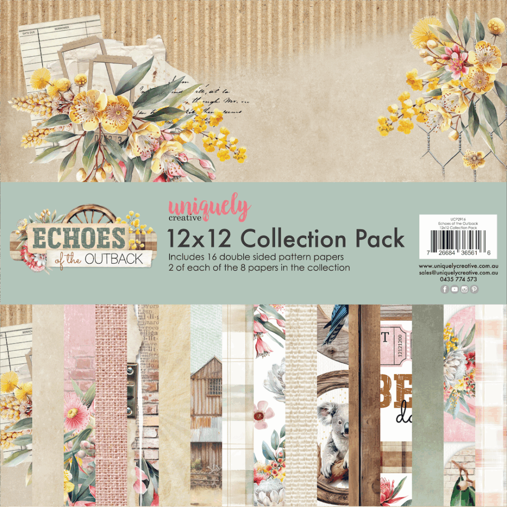 Uniquely Creative - 12x12 Collection Pack - Echoes of the Outback