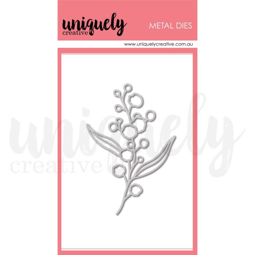 Uniquely Creative - Metal Die - Wattle Branch
