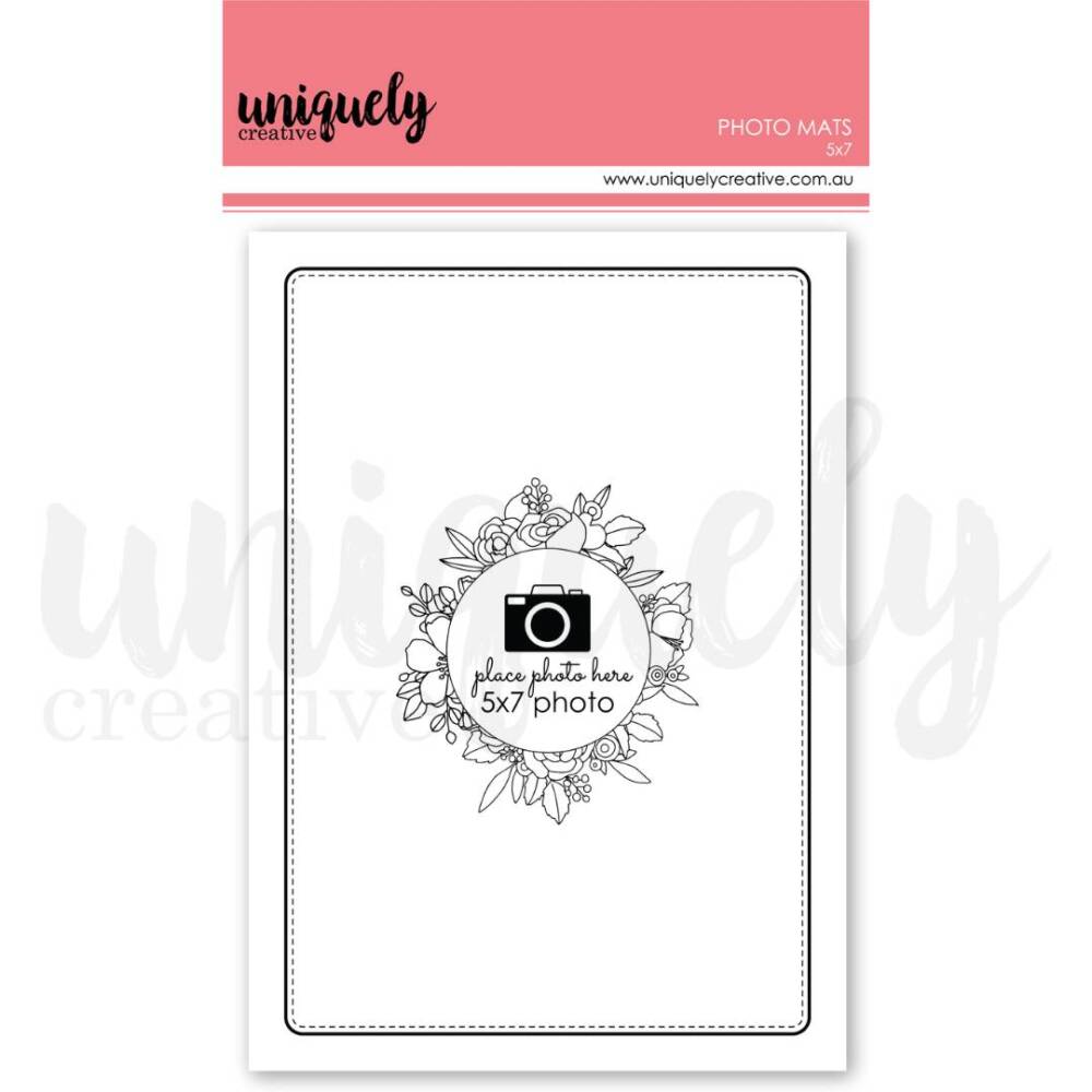 Uniquely Creative - 5 x 7 Photo Mats
