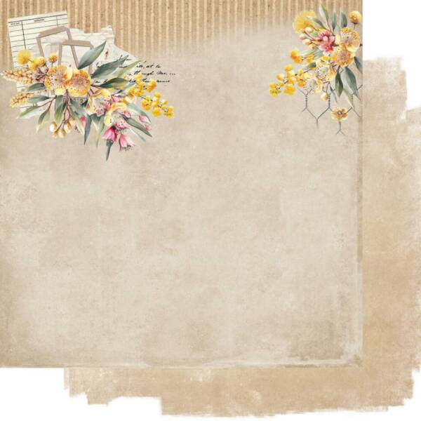 Uniquely Creative - 12x12 Paper - Echoes of the Outback - Golden Wattle