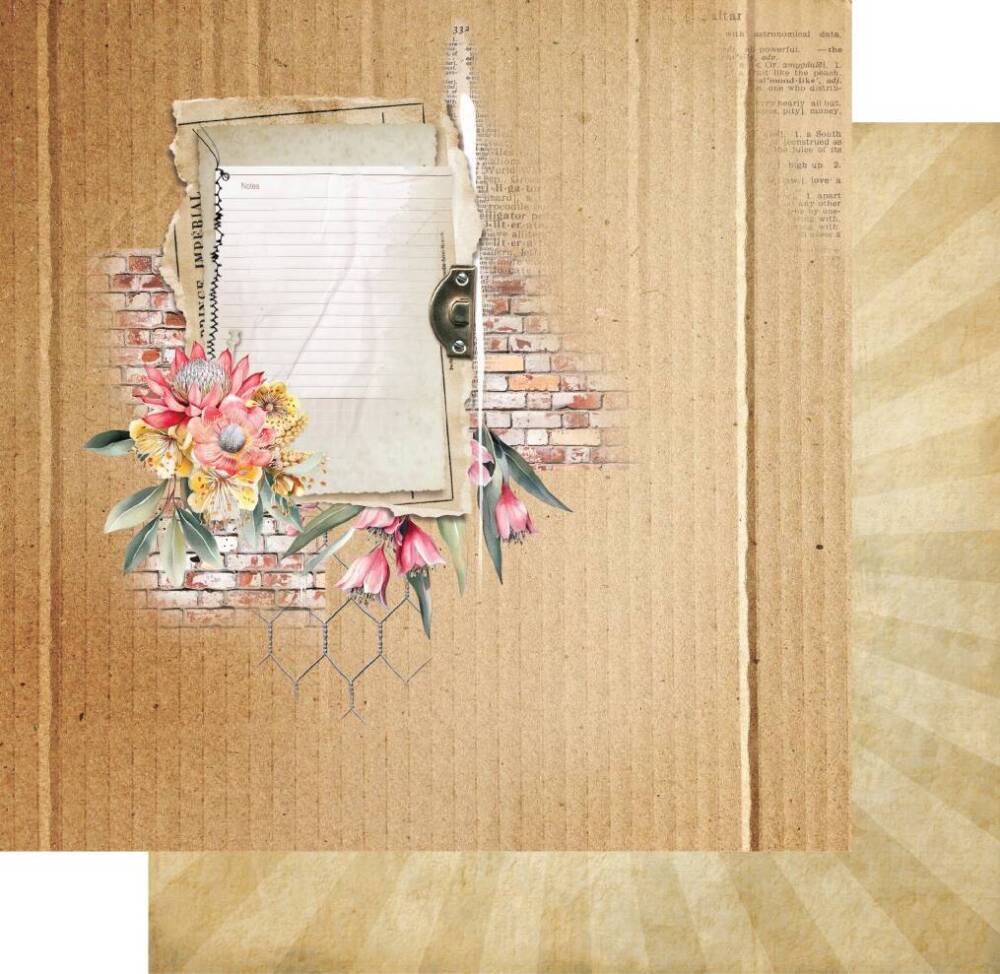 Uniquely Creative - 12x12 Paper - Echoes of the Outback - Native Shadow