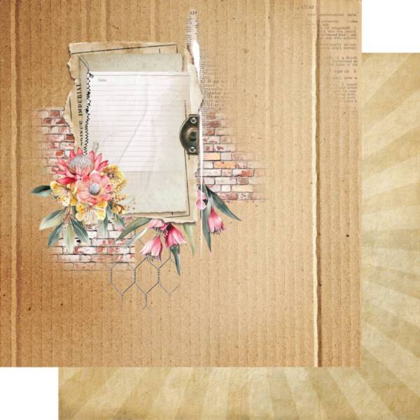 Uniquely Creative - 12x12 Paper - Echoes of the Outback - Native Shadow