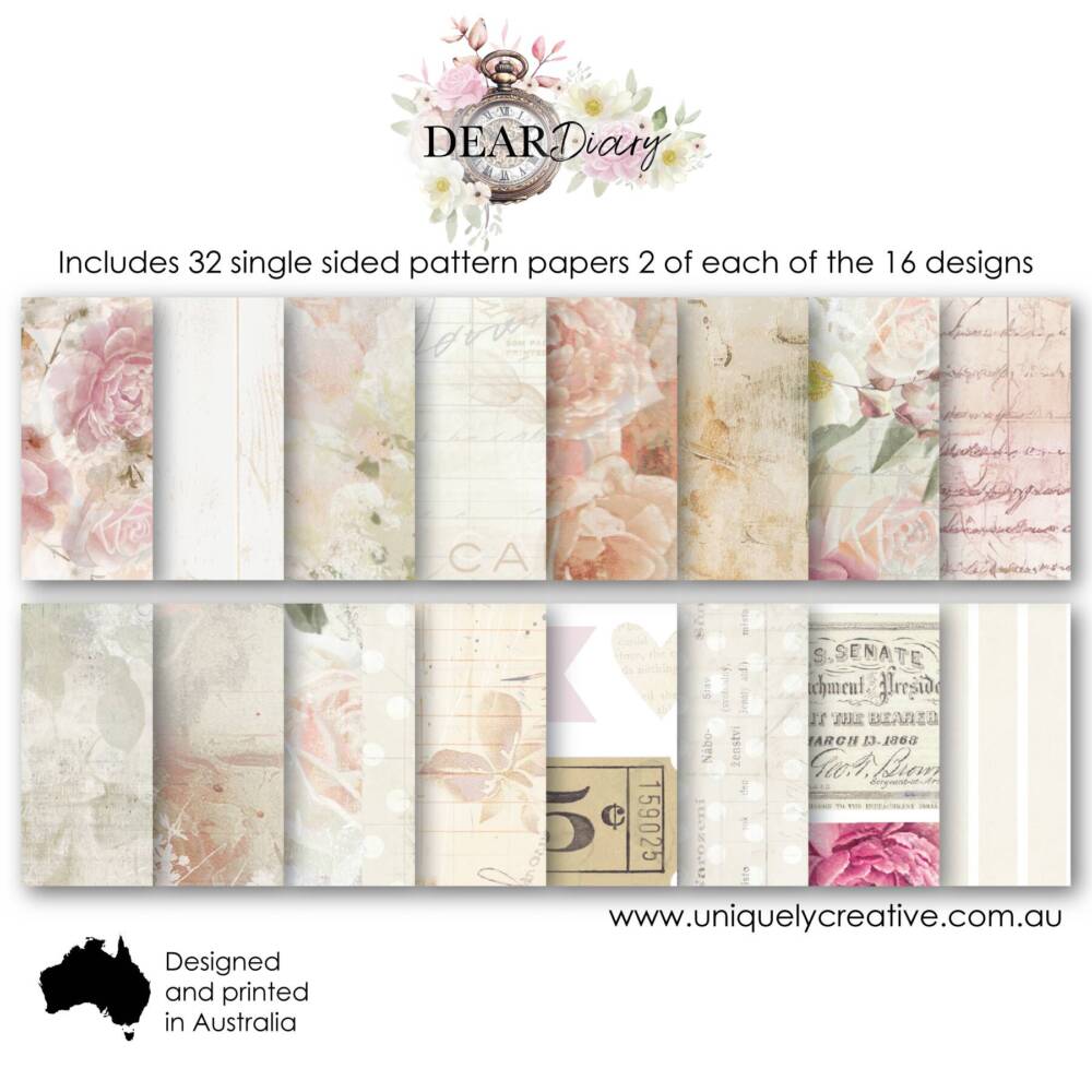 Uniquely Creative - 6 x 6 Collection Pack - Dear Diary - Image 2