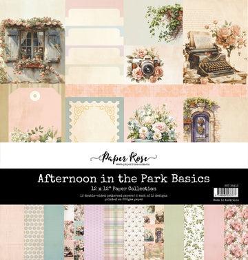 Paper Rose - 12x12 Collection Pack - Afternoon in the Park Basics