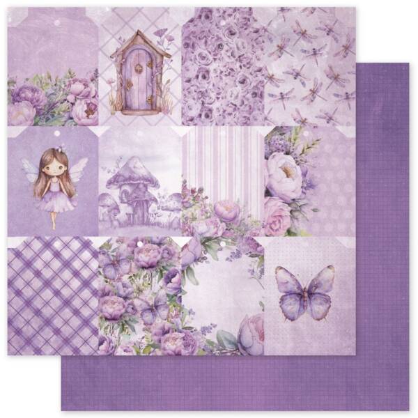 Paper Rose Studio - Lavender & Fairies - D