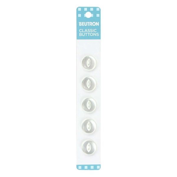 Beutron - Classic Buttons - White