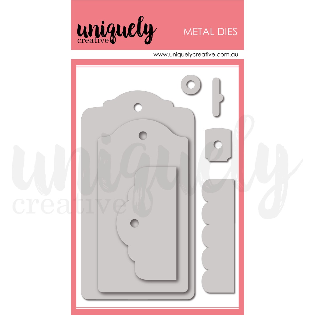 Uniquely Creative - Metal Die - Tags Tops 'n Tails
